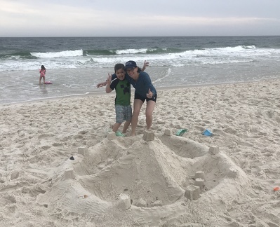 Beach Fun - Huge Sand Castle1